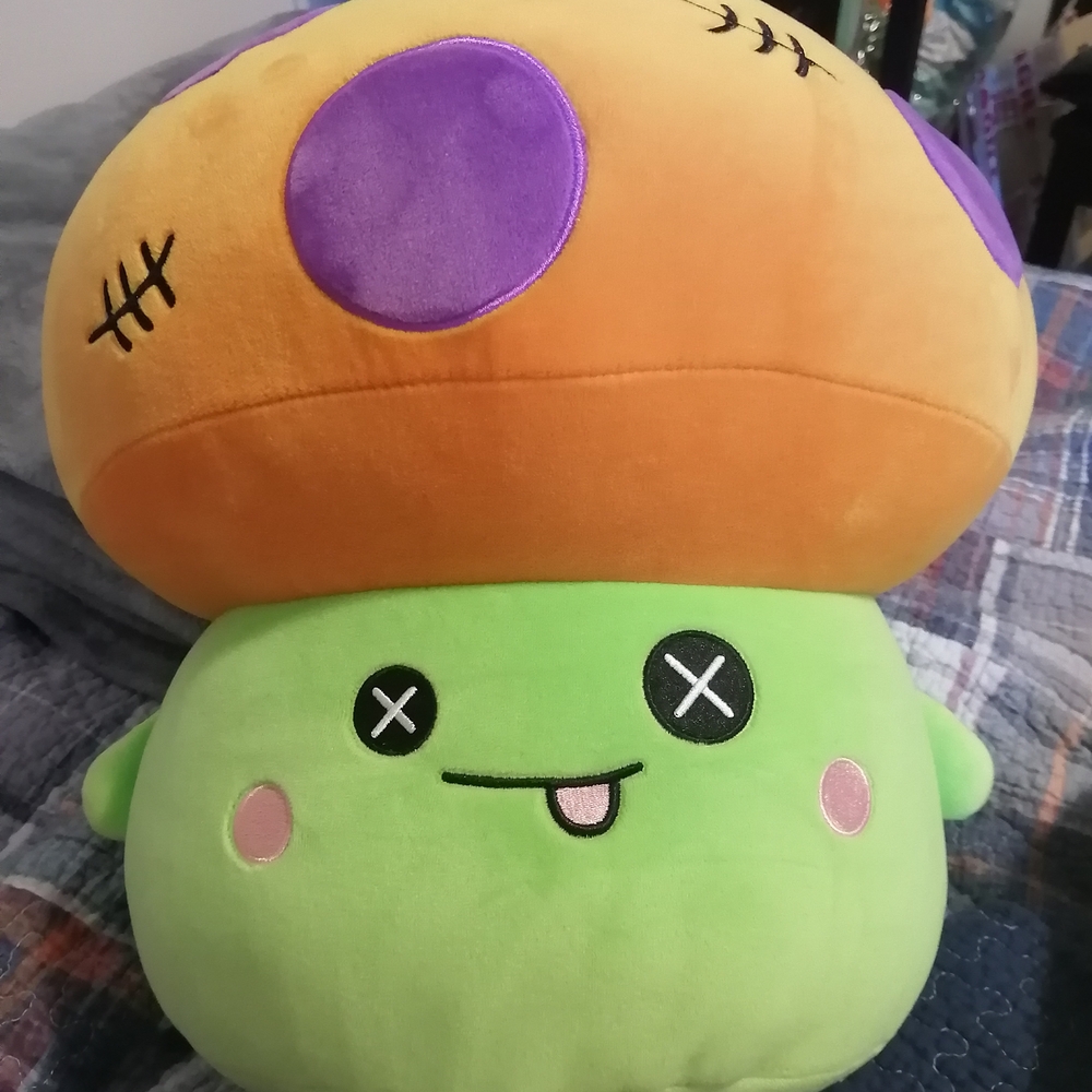 Heatable, Weighted, Undead Plush Mushroom Zombie